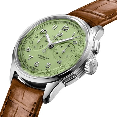 breitling navitimer pistachio|Breitling premier pistachio green.